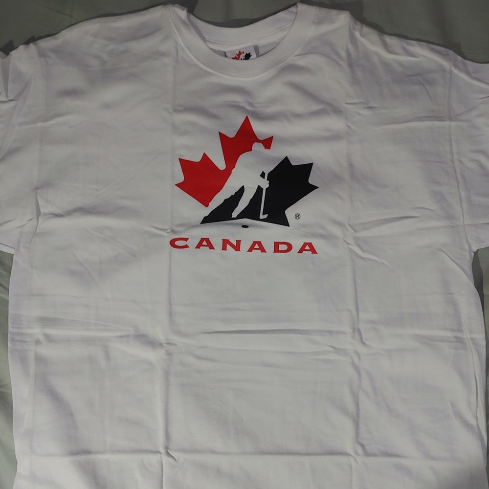 Team Canada hockey logo graphic tee mens Size XL